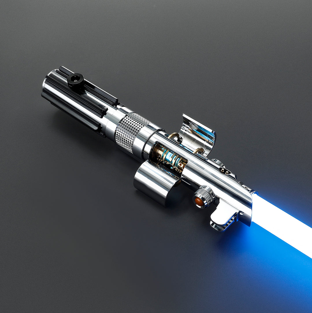 DamienSaber Lightsaber Ani Skywalker Lightsaber Crystal EP3 Xenopixel Pogo Core Bluetooth Hilt 28.3CM