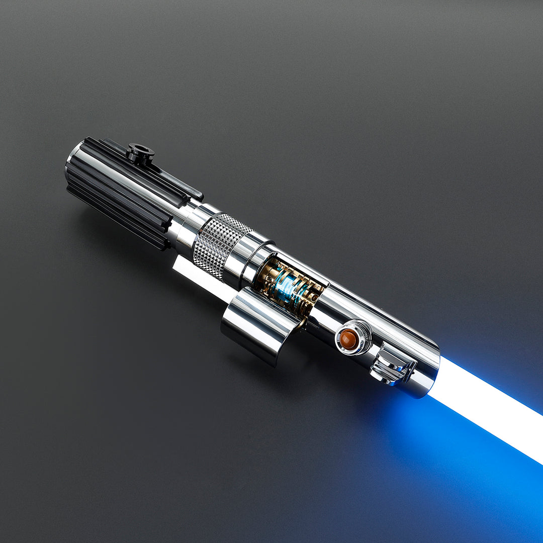 DamienSaber Lightsaber Ani Skywalker Lightsaber Crystal EP3 Xenopixel Pogo Core Bluetooth Hilt 28.3CM