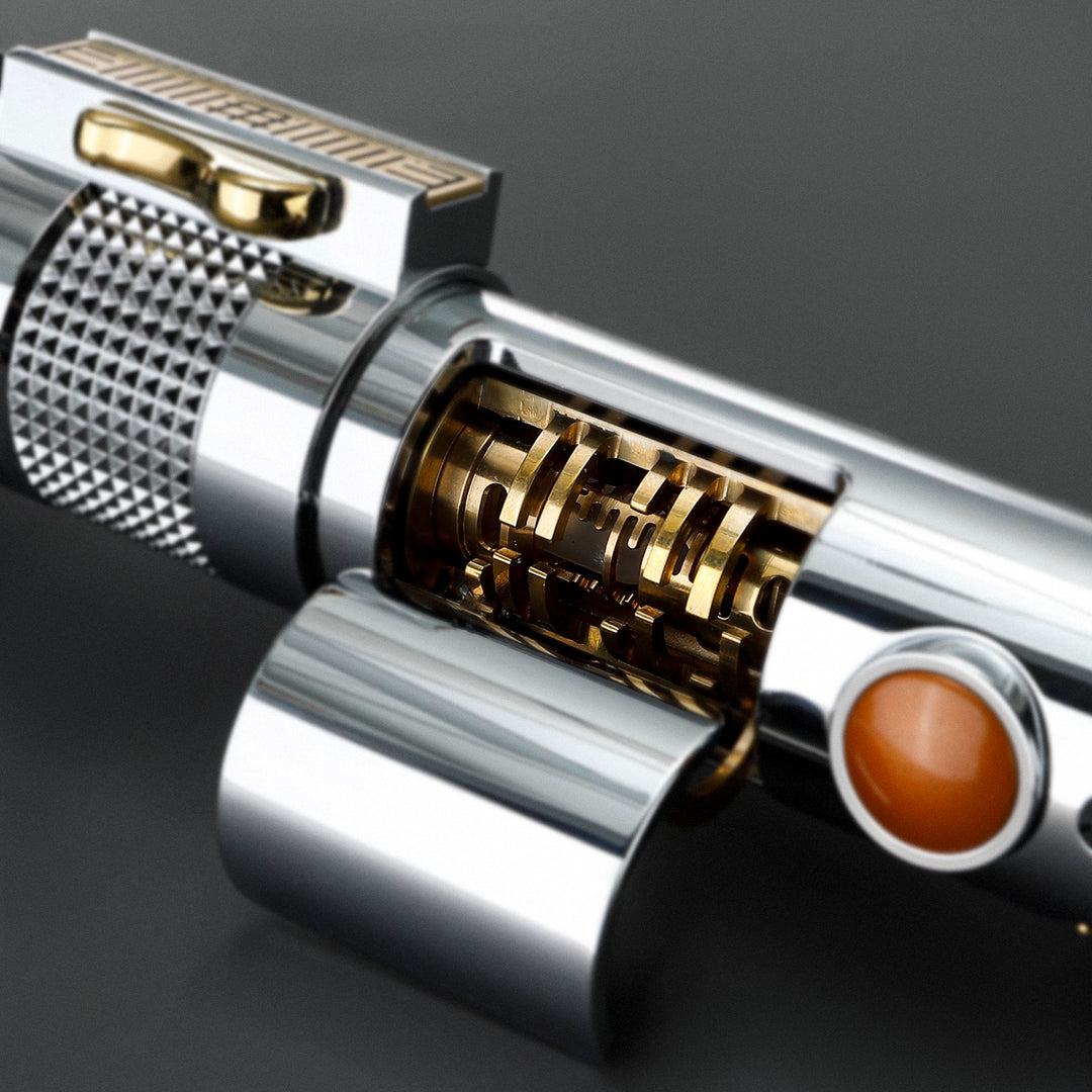 DamienSaber Lightsaber Ani Skywalker Lightsaber Crystal EP3 Xenopixel Pogo Core Bluetooth Hilt 28.3CM