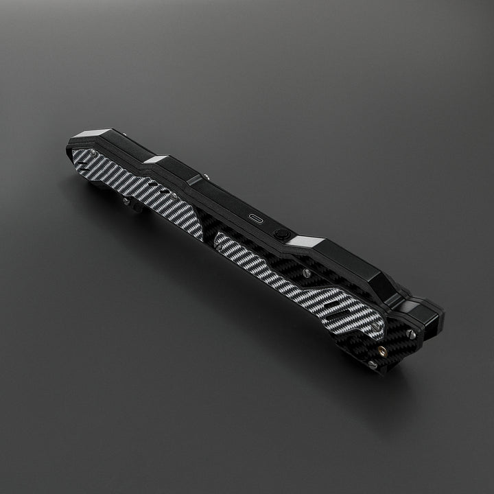 DamienSaber Powerful Heavy Dueling Light Sword XenoPixel Light Carbon Fiber Hilt 27CM