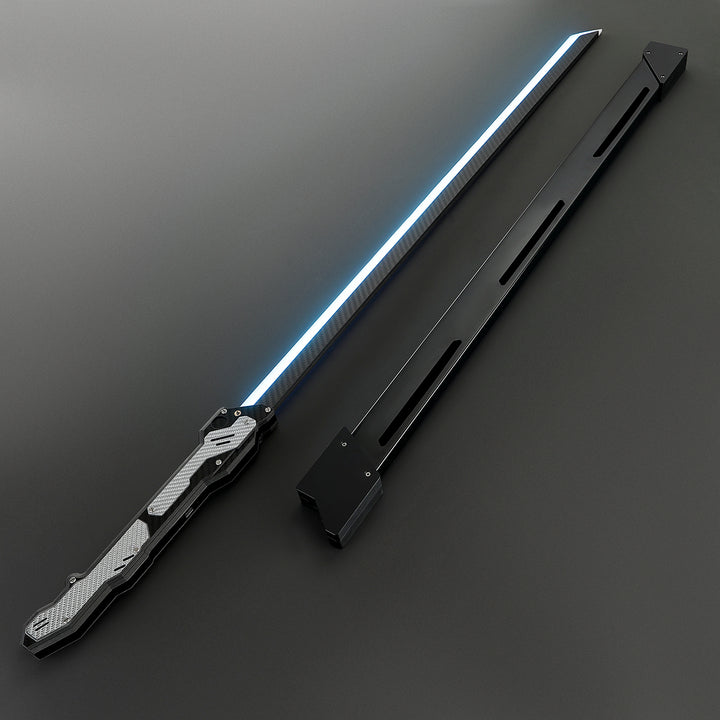 DamienSaber Powerful Heavy Dueling Light Sword XenoPixel Light Carbon Fiber Hilt 27CM