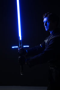 DamienSaber Lightsaber Plating Silver Hilt Design Xenopixel V3 Light Saber Hilt 31.5CM