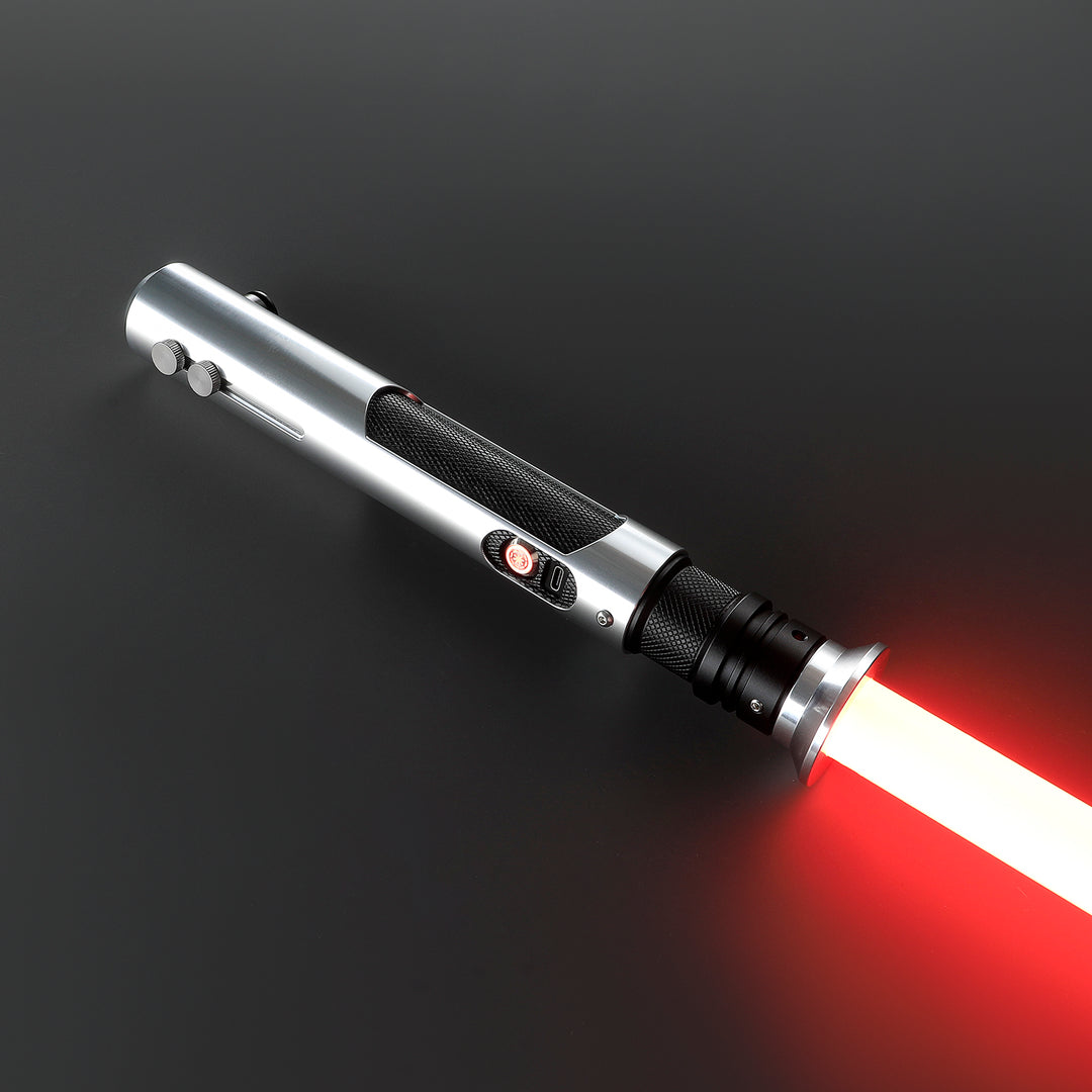 DamienSaber Lightsaber Custom XRGB3.0 XENO3.0 Silver Saber Hilt 28.2CM