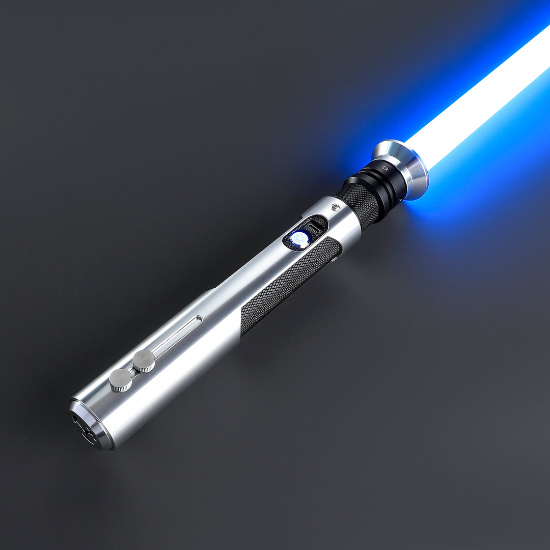 DamienSaber Lightsaber Custom XRGB3.0 XENO3.0 Silver Saber Hilt 28.2CM