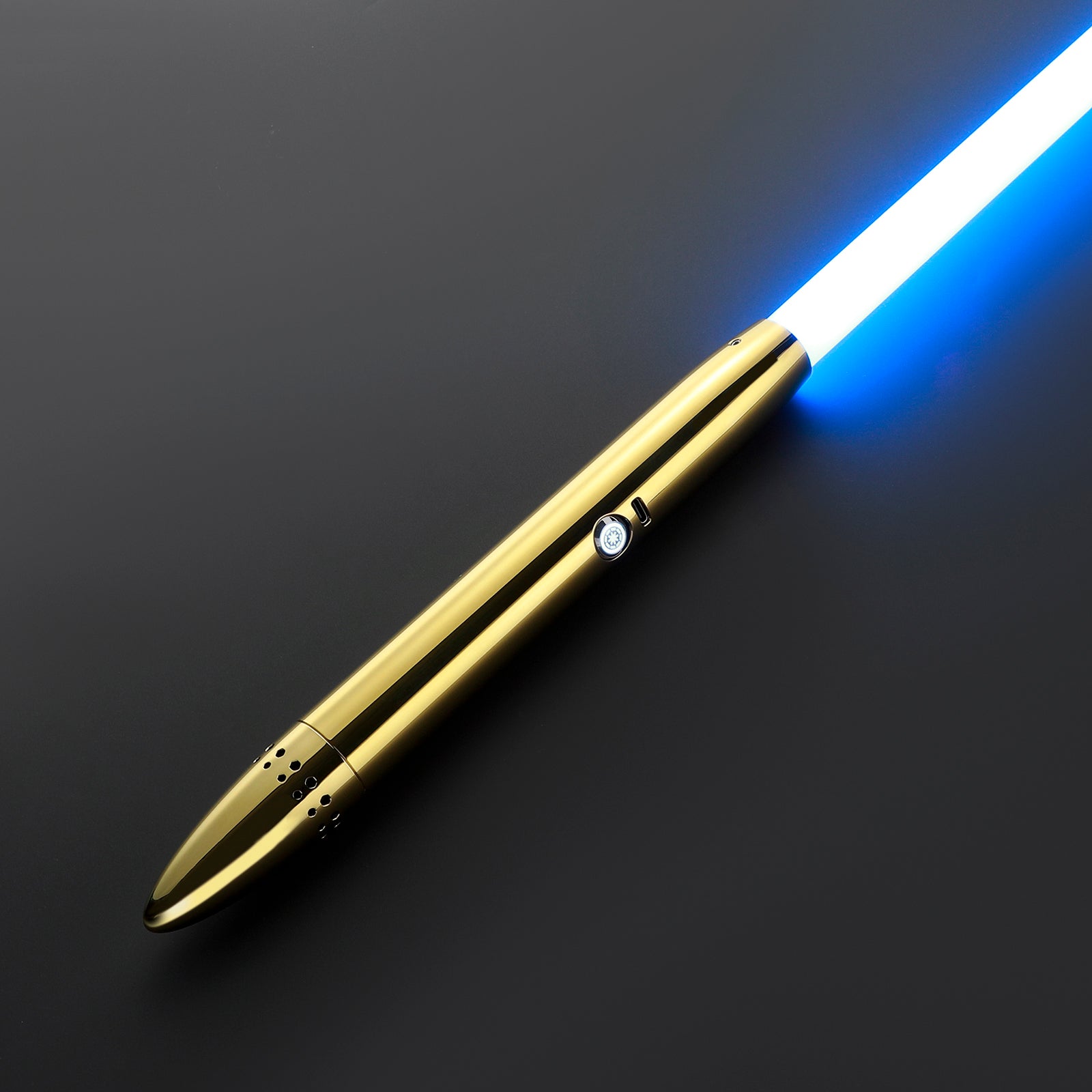 DamienSaber Lightsaber Flow Bullet Design Light Saber 7/8 Inch Metal H