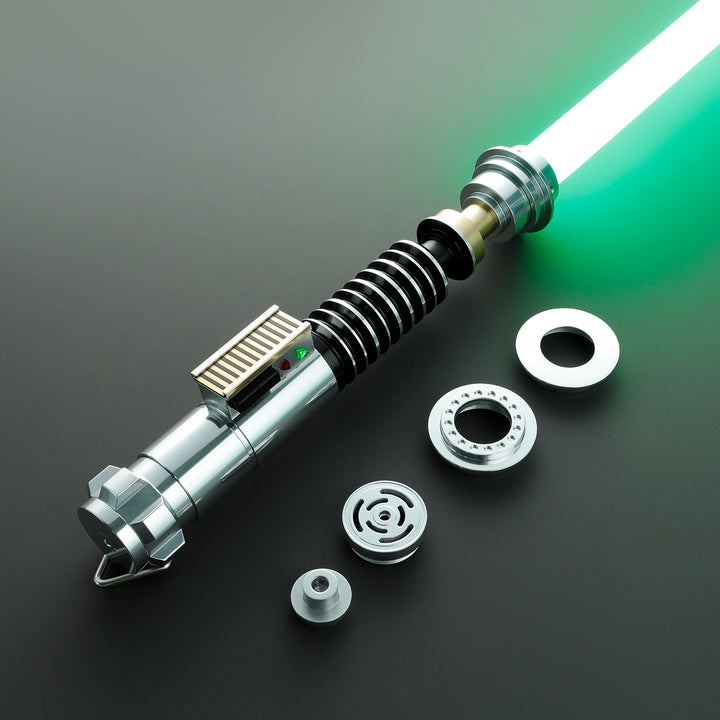 DamienSaber Lightsaber LSW Light Saber V3 EP6 FX Force Xenopixel 3.0 Pogo Core Green Saber Hilt 28CM