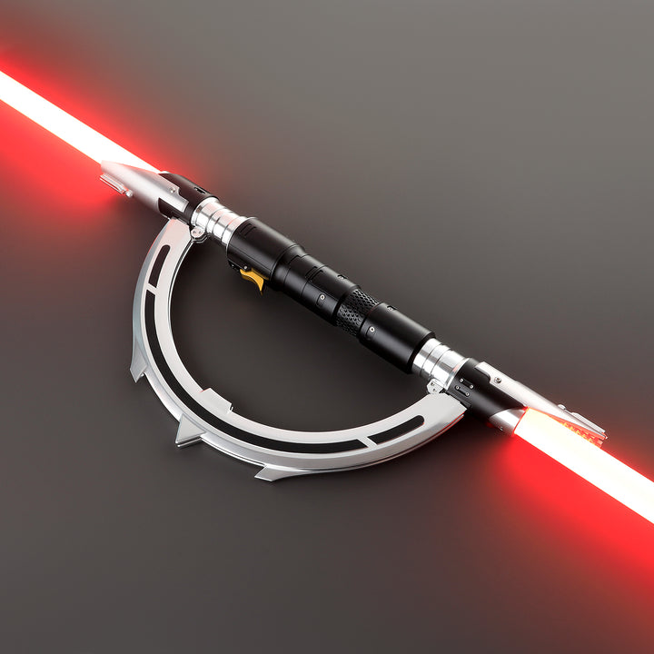 DamienSaber Lightsaber Marrok Double Bladed XENO3.0 Light Saber 34 Sound Fonts Metal Hilt 52.5CM