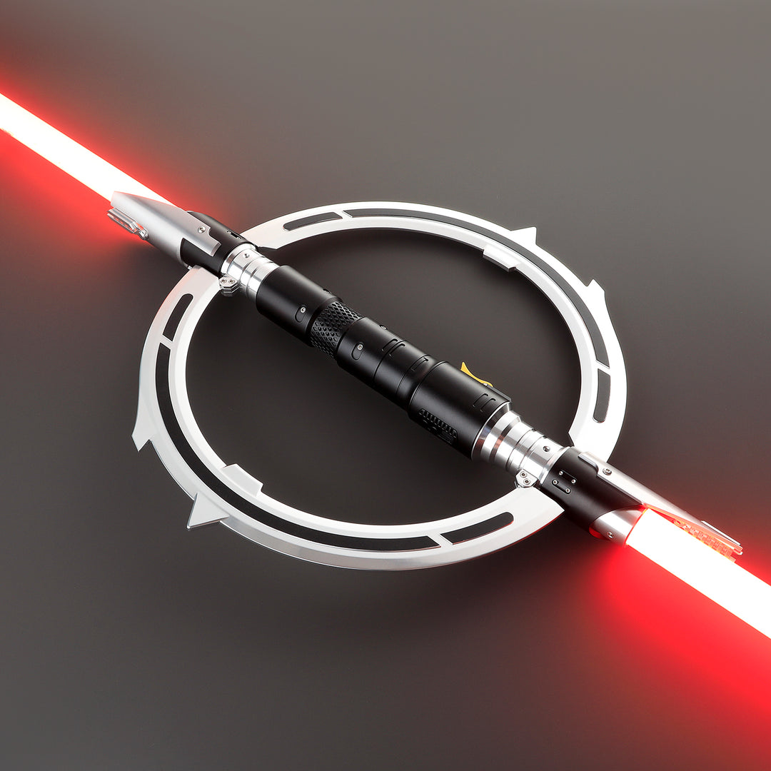 DamienSaber Lightsaber Marrok Double Bladed XENO3.0 Light Saber 34 Sound Fonts Metal Hilt 52.5CM