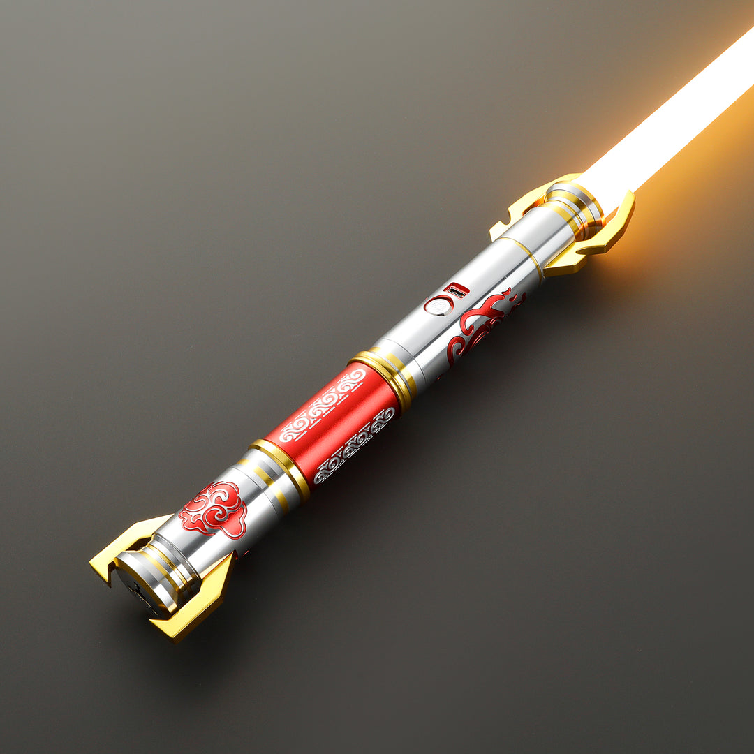 DamienSaber Lightsaber Nobushia Warrior Lightsaber Sleek Design Metal Hilt 33.5CM