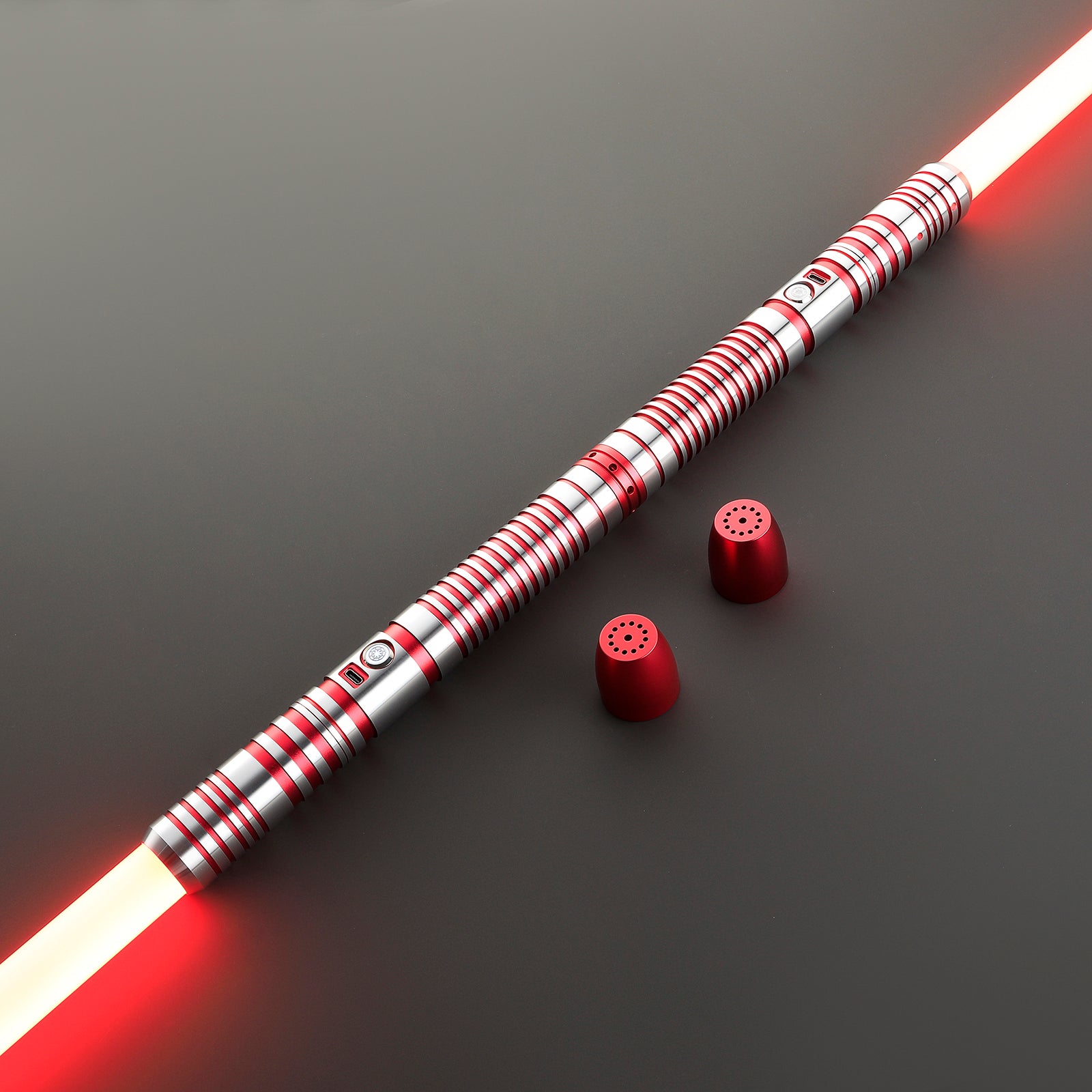 DamienSaber Custom Double Bladed Light Saber XRGB 3.0 XENO 3.0 Lightsa