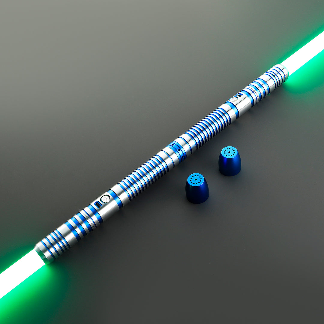 DamienSaber Custom Double Bladed Light Saber XRGB 3.0 XENO 3.0 Lightsaber