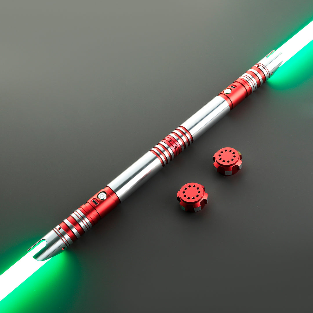 DamienSaber Custom Double Bladed Light Saber XRGB 3.0 XENO 3.0 Lightsaber