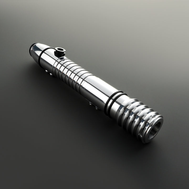 DamienSaber Lightsaber Kit Fisto Light Saber Proffie2.2 Green Bladed Pogo Core Short Metal Hilt 26.8CM