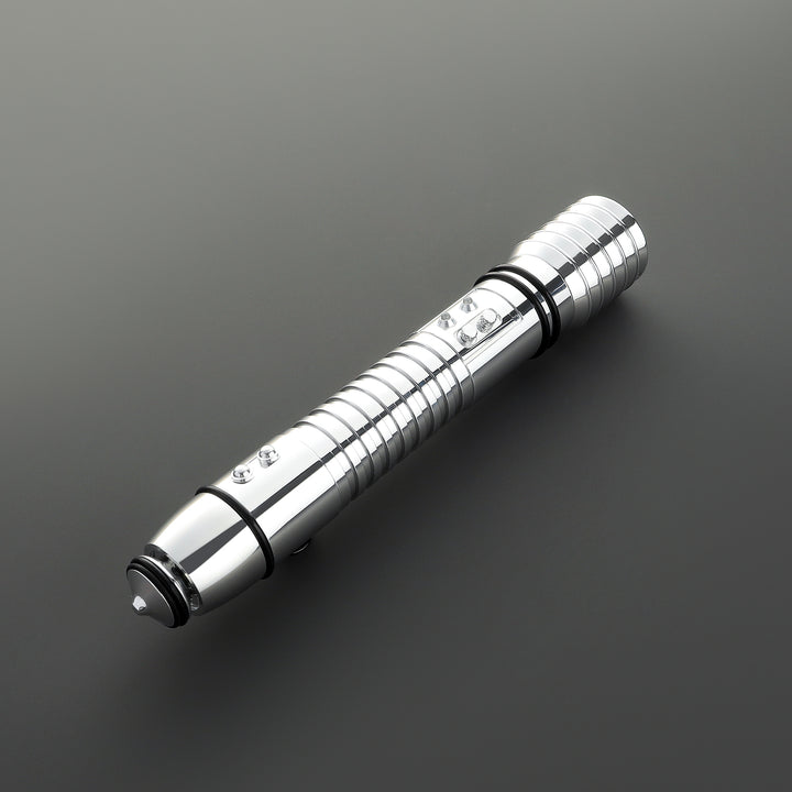 DamienSaber Lightsaber Kit Fisto Light Saber Proffie2.2 Green Bladed Pogo Core Short Metal Hilt 26.8CM