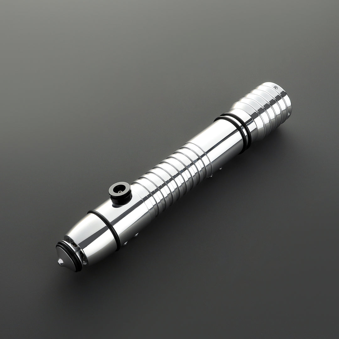 DamienSaber Lightsaber Kit Fisto Light Saber Proffie2.2 Green Bladed Pogo Core Short Metal Hilt 26.8CM