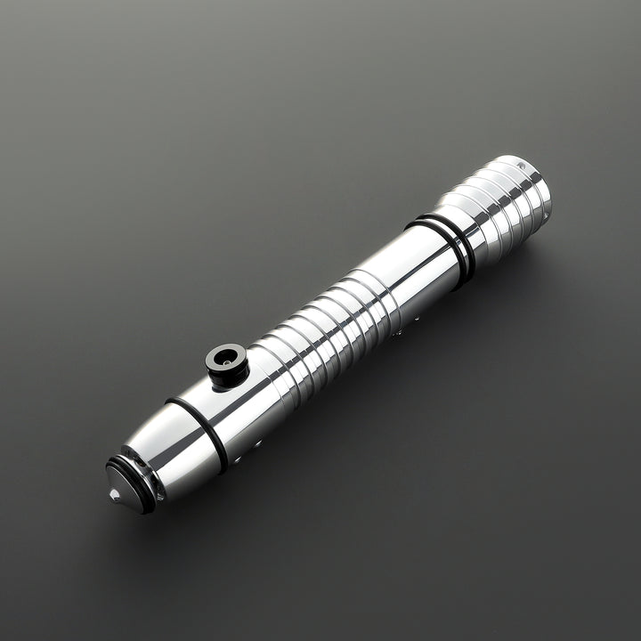 DamienSaber Lightsaber Kit Fisto Light Saber Proffie2.2 Green Bladed Pogo Core Short Metal Hilt 26.8CM