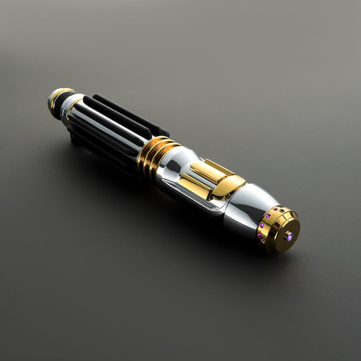 DamienSaber Lightsaber Jedi MW Purple Light Saber FX Dueling Pogo Core Hilt 28.2CM