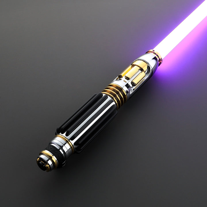 DamienSaber Lightsaber Jedi MW Purple Light Saber FX Dueling Pogo Core Hilt 28.2CM