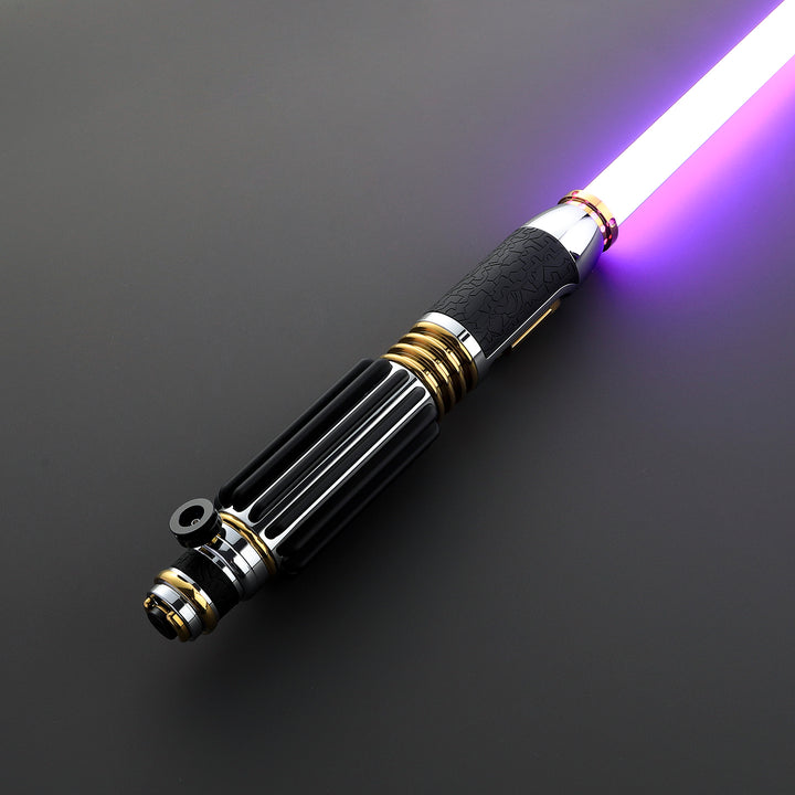 DamienSaber Lightsaber Jedi MW Purple Light Saber FX Dueling Pogo Core Hilt 28.2CM