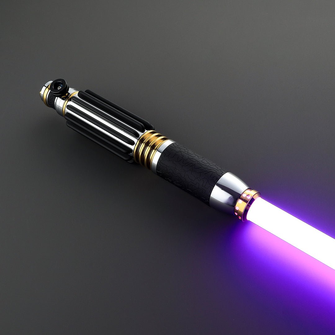 DamienSaber Lightsaber Jedi MW Purple Light Saber FX Dueling Pogo Core Hilt 28.2CM