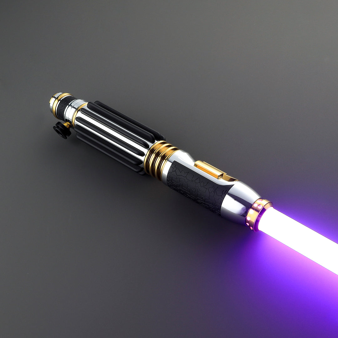 DamienSaber Lightsaber Jedi MW Purple Light Saber FX Dueling Pogo Core Hilt 28.2CM