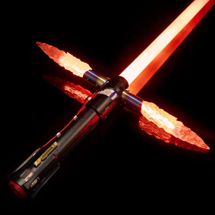 DamienSaber Lightsaber Crossguard Kylo Ren Light Saber KR Black Series XENO V3