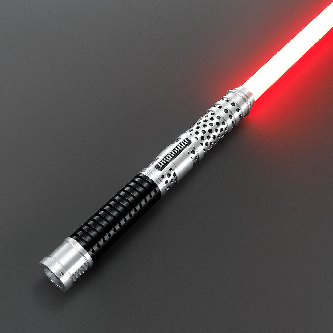 DamienSaber Lightsaber Maul DM Saber Double Bladed Red Lightsaber Two Hilts Two Blades Hilt 61CM