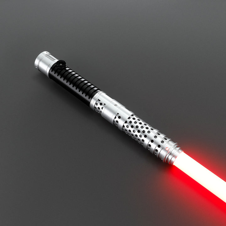 DamienSaber Lightsaber Maul DM Saber Double Bladed Red Lightsaber Two Hilts Two Blades Hilt 61CM
