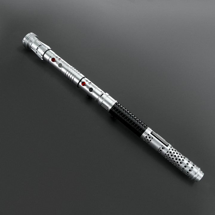 DamienSaber Lightsaber Maul DM Saber Double Bladed Red Lightsaber Two Hilts Two Blades Hilt 61CM