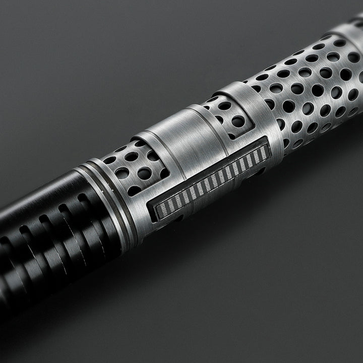 DamienSaber Lightsaber Maul DM Saber Double Bladed Red Lightsaber Two Weathered Hilts Two Blades Hilt 61CM