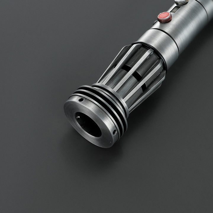 DamienSaber Lightsaber Maul DM Saber Double Bladed Red Lightsaber Two Weathered Hilts Two Blades Hilt 57.5CM
