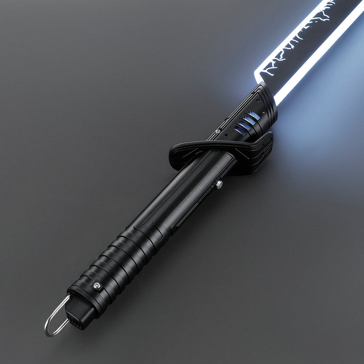 DamienSaber Lightsaber Custom Mandalorian Darksaber SE Lightsaber Affordable Version Metal Hilt
