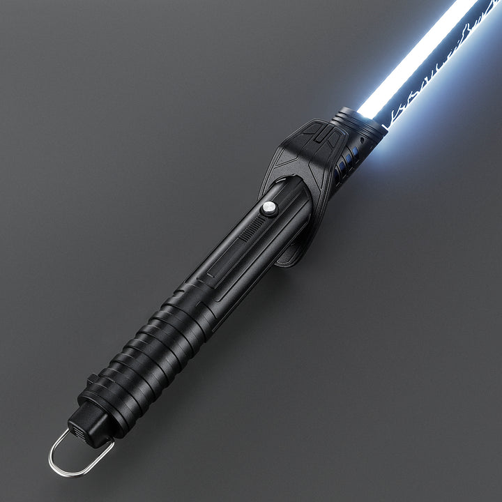DamienSaber Lightsaber Custom Mandalorian Darksaber SE Lightsaber Affordable Version Metal Hilt