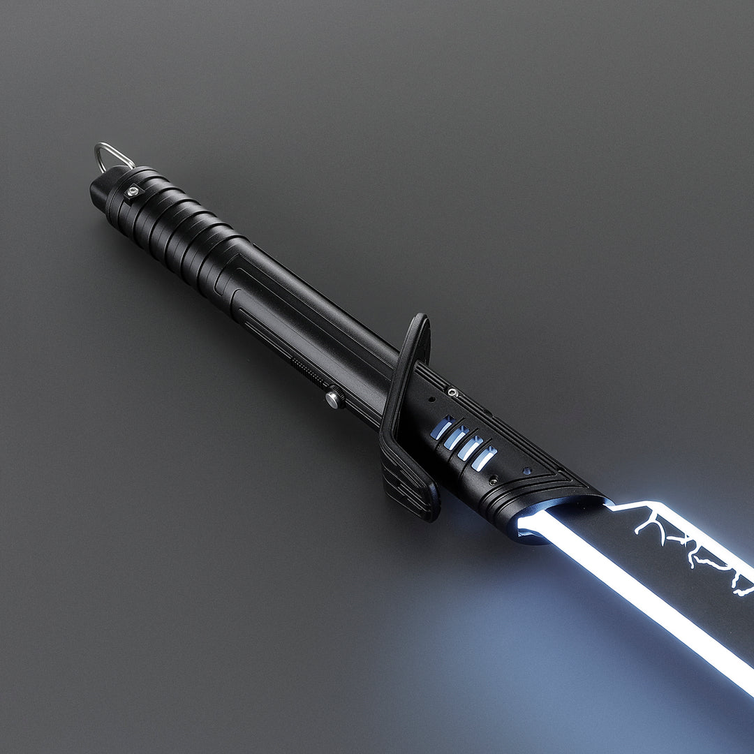 DamienSaber Lightsaber Custom Mandalorian Darksaber SE Lightsaber Affordable Version Metal Hilt