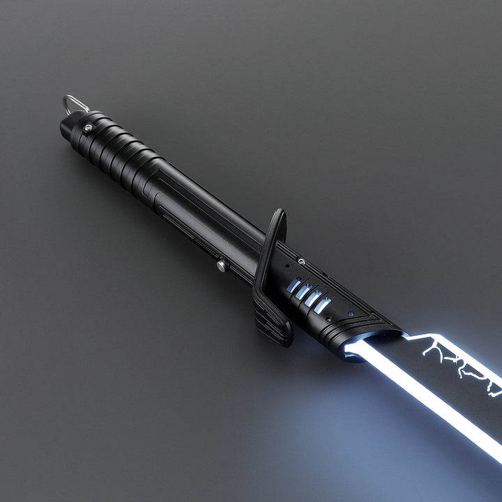 DamienSaber Lightsaber Custom Mandalorian Darksaber SE Lightsaber Affordable Version Metal Hilt