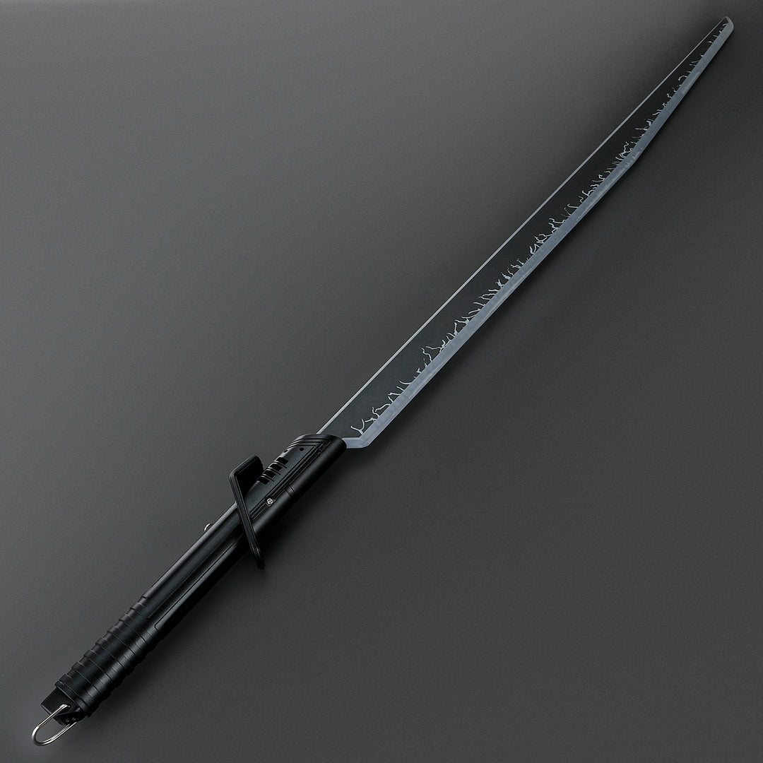 DamienSaber Lightsaber Custom Mandalorian Darksaber SE Lightsaber Affordable Version Metal Hilt