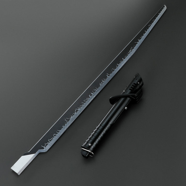 DamienSaber Lightsaber Custom Mandalorian Darksaber SE Lightsaber Affordable Version Metal Hilt