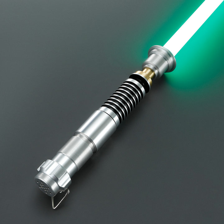 DamienSaber® Lightsaber LUKE LSW V2 Eco POGO Core Green Light Saber FX Heavy Dueling Hilt 27.3CM