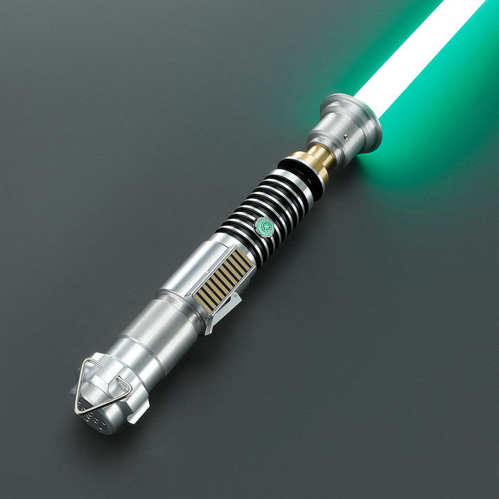 DamienSaber® Lightsaber LUKE LSW V2 Eco POGO Core Green Light Saber FX Heavy Dueling Hilt 27.3CM