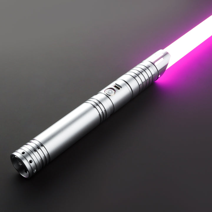 DamienSaber Lightsaber Combat Single Bladed Light Saber with Polycarbonate Blade Hilt 26.5CM