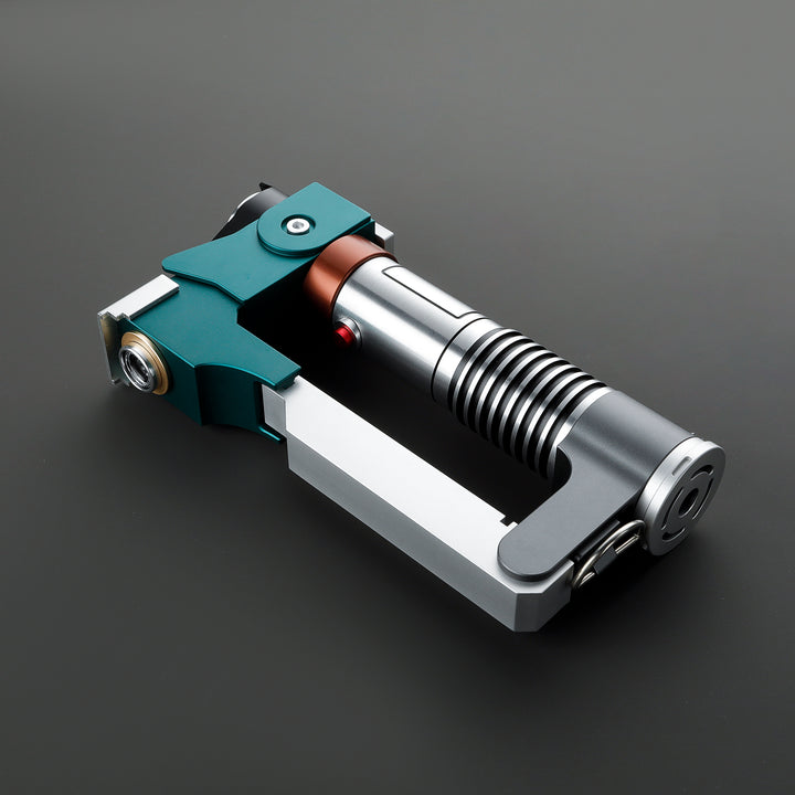 DamienSaber Lightsaber EB Green Light Saber Force FX Dueling Short Hilt 21CM