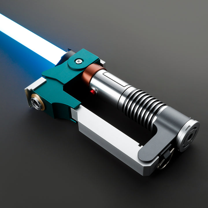 DamienSaber Lightsaber EB Green Light Saber Force FX Dueling Short Hilt 21CM