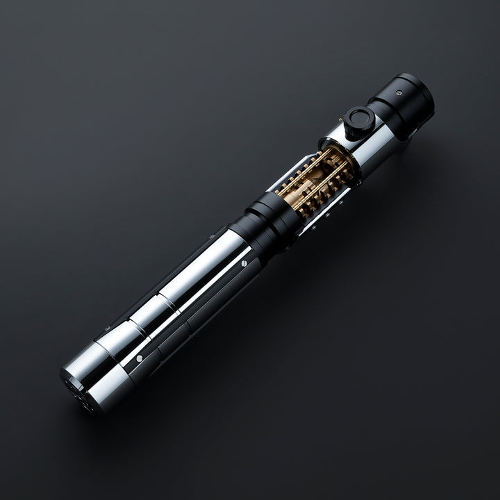 DamienSaber Lightsaber Starkiller V1 Light Saber with Crystal XENO3.0 Pogo Core Bluetooth Hilt 29CM