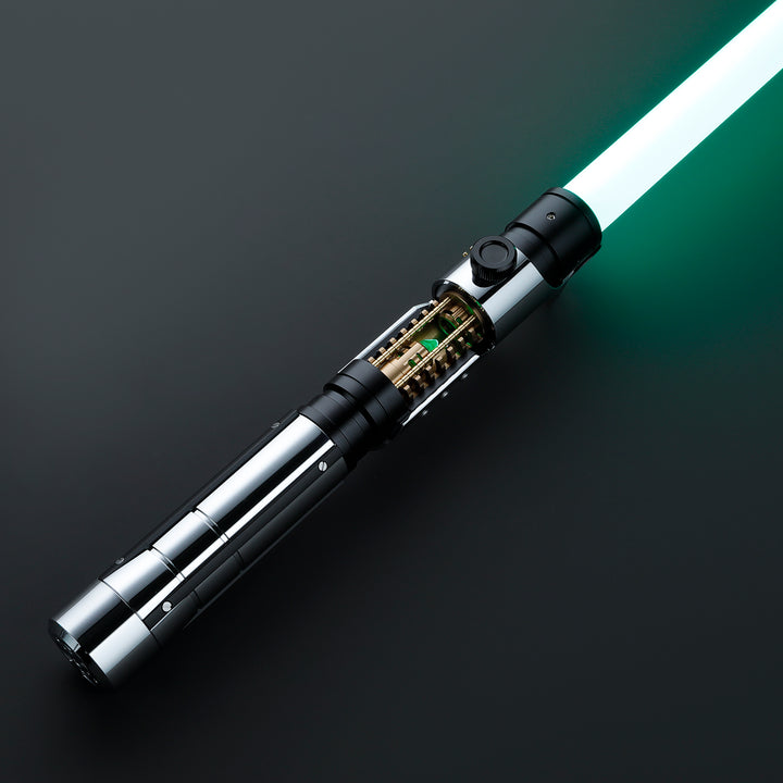 DamienSaber Lightsaber Starkiller V1 Light Saber with Crystal XENO3.0 Pogo Core Bluetooth Hilt 29CM