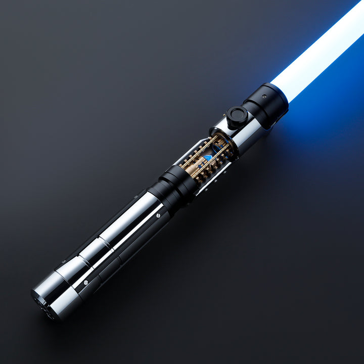 DamienSaber Lightsaber Starkiller V1 Light Saber with Crystal XENO3.0 Pogo Core Bluetooth Hilt 29CM