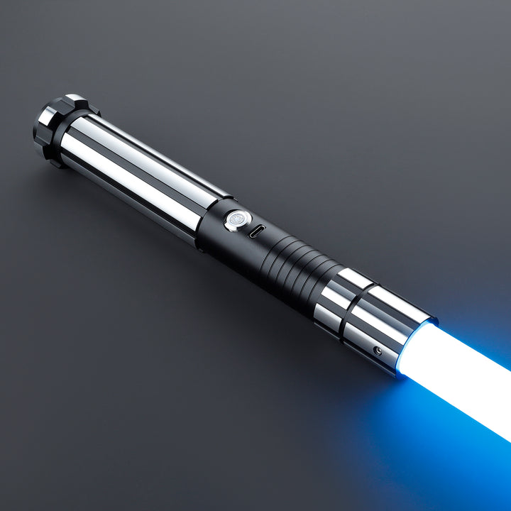 DamienSaber Lightsaber Baselit Lightsaber Xenopixel V3 Sensitive Smooth Swing Hilt 25.5CM