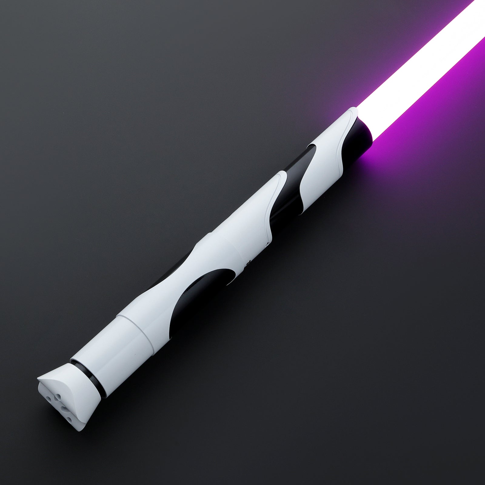 DamienSaber® Lightsaber HX Series White Lightsaber Bluetooth Xeno V3 C