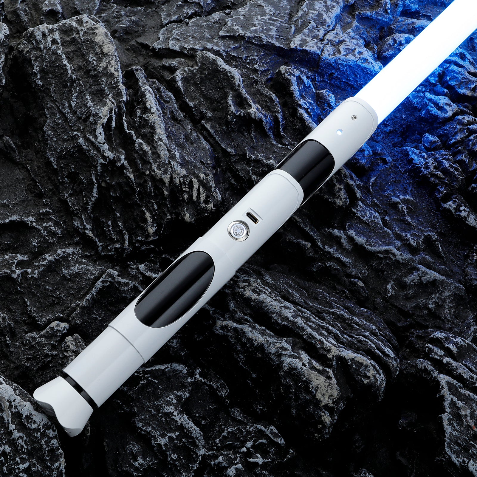 DamienSaber Lightsaber HX Series White Lightsaber Bluetooth Xeno V3 Co