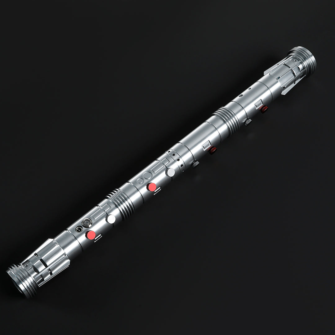 DamienSaber Lightsaber Darth Maul Saber Double Bladed Lightsaber Two Hilts Two Blades Hilt 26CM