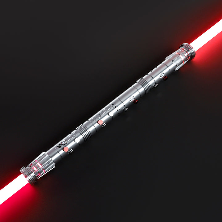 DamienSaber Lightsaber Darth Maul Saber Double Bladed Lightsaber Two Hilts Two Blades Hilt 26CM